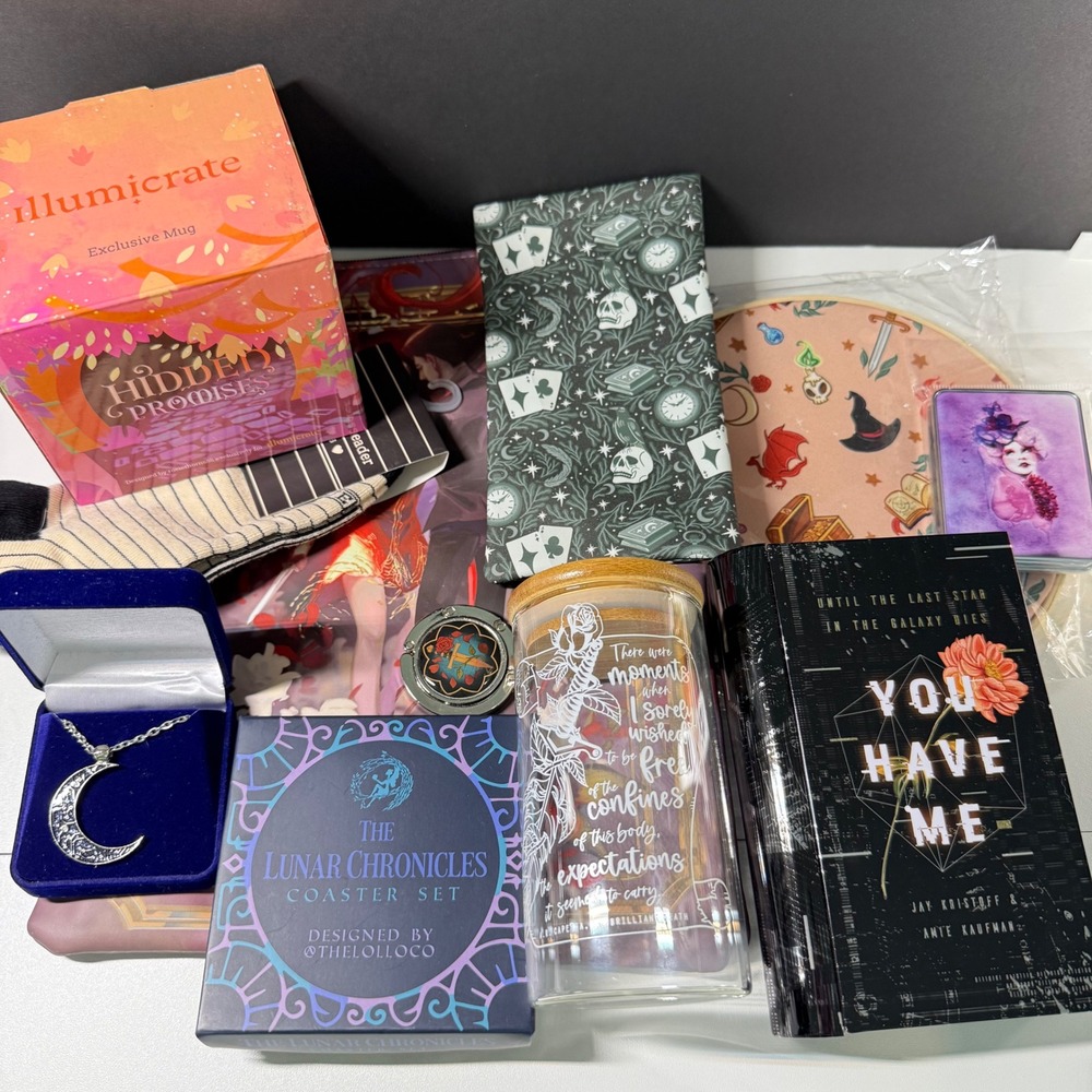 BOOK BOX BUNDLE FairyLoot Illumicrate FaeCrate Owlcrate Bookish Litjoy Lunar